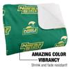 Norfolk State University Logo Pattern Silky Touch Sherpa Back Super Soft Throw Blanket,Logo Pattern view 3