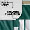 Jacksonville University Dolphins Primary Logo Silky Touch Sherpa Back Super Soft Throw Blanket,Primary Logo view 4