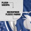 Eastern Illinois University Panthers Logo Dots Silky Touch Sherpa Back Super Soft Throw Blanket,Logo Dots view 4