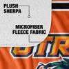 University of Texas Rio Grande Valley Vaqueros Blanket, 50"x60" Primary Logo, Silky Touch Sherpa Back Super Soft Throw Blanket view 4