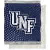 University of North Florida Logo Dots Silky Touch Sherpa Back Super Soft Throw Blanket,Logo Dots view 1