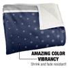 University of North Florida Logo Dots Silky Touch Sherpa Back Super Soft Throw Blanket,Logo Dots view 3