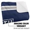 University of North Florida Primary Logo Silky Touch Sherpa Back Super Soft Throw Blanket,Primary Logo view 3