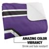 Cornell College Rams Blanket, 50"x60" Primary Logo, Silky Touch Sherpa Back Super Soft Throw Blanket view 3