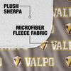Valparaiso University Beacons Logo Pattern Silky Touch Sherpa Back Super Soft Throw Blanket,Logo Pattern view 4