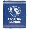 Eastern Illinois University Panthers Primary Logo Silky Touch Sherpa Back Super Soft Throw Blanket,Primary Logo view 2