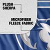 Eastern Illinois University Panthers Primary Logo Silky Touch Sherpa Back Super Soft Throw Blanket,Primary Logo view 4