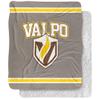 Valparaiso University Beacons Primary Logo Silky Touch Sherpa Back Super Soft Throw Blanket,Primary Logo view 1