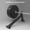 AHDFY Deadlift Jack, Barbell Jack, Deadlift Barbell Jack for Deadlifting, Powerlifting and Weightlifting, Cold Rolled Steel, Max Capacity 600lbs, Foot Pedal - Easy to Load and Unload Weight Plates,L view 2