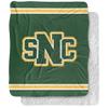 St. Norbert College Greeen Knights Primary Logo Silky Touch Sherpa Back Super Soft Throw Blanket,Primary Logo view 1