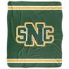 St. Norbert College Greeen Knights Primary Logo Silky Touch Sherpa Back Super Soft Throw Blanket,Primary Logo view 2