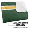 St. Norbert College Greeen Knights Primary Logo Silky Touch Sherpa Back Super Soft Throw Blanket,Primary Logo view 3