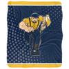 Northern Arizona University Lumberjacks Blanket, 50"x60" Logo Dots, Silky Touch Sherpa Back Super Soft Throw Blanket view 2