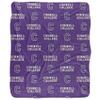 Cornell College Rams Blanket, 50"x60" Logo Pattern, Silky Touch Sherpa Back Super Soft Throw Blanket view 2