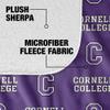 Cornell College Rams Blanket, 50"x60" Logo Pattern, Silky Touch Sherpa Back Super Soft Throw Blanket view 4