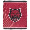 Central Washington University Wildcats Logo Dots Silky Touch Sherpa Back Super Soft Throw Blanket,Logo Dots view 2