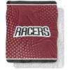 University of Northwestern Ohio Racers Logo Dots Silky Touch Sherpa Back Super Soft Throw Blanket,Logo Dots view 1