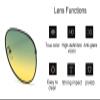 WIRUN Night Vision Glasses Anti-Glare Polarized UV400 Aviator Night Driving Glasses for Men & Women Fishing Cycling Golf (Black) view 2