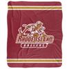Rhode Island College Anchorman Primary Logo Silky Touch Sherpa Back Super Soft Throw Blanket,Primary Logo view 2