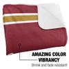 Rhode Island College Anchorman Primary Logo Silky Touch Sherpa Back Super Soft Throw Blanket,Primary Logo view 3