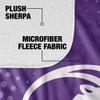 University of North Alabama Lions Logo Dots Silky Touch Sherpa Back Super Soft Throw Blanket,Logo Dots view 4