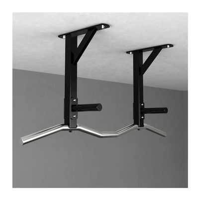 Wall Mounted Pull Up Bar, Home Gym Garage Strength Training Fitness Bar, Steel Base and Stainless Steel Grip, Load 300 kg