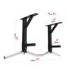 Wall Mounted Pull Up Bar, Home Gym Garage Strength Training Fitness Bar, Steel Base and Stainless Steel Grip, Load 300 kg view 2