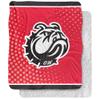 Gardner-Webb University Runnin' Bulldogs Logo Dots Silky Touch Sherpa Back Super Soft Throw Blanket,Logo Dots view 1