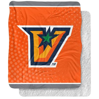 University of Texas Rio Grande Valley Vaqueros Blanket, 50"x60" Logo Dots, Silky Touch Sherpa Back Super Soft Throw Blanket