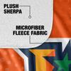 University of Texas Rio Grande Valley Vaqueros Blanket, 50"x60" Logo Dots, Silky Touch Sherpa Back Super Soft Throw Blanket view 4