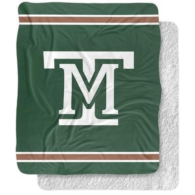 Montana Tech University Orediggers Primary Logo Silky Touch Sherpa Back Super Soft Throw Blanket,Primary Logo