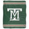 Montana Tech University Orediggers Primary Logo Silky Touch Sherpa Back Super Soft Throw Blanket,Primary Logo view 2