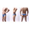 JEsilunmaMY Mens Seamless Underwear Ice Silk Low Rise U Convex Pouch G-String Thong Solid Color Breathable T-Back Panties (Blue1,Large) view 4