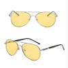 WIRUN Night Vision Glasses Anti-Glare Polarized UV400 Aviator Night Driving Glasses for Men & Women Fishing Cycling Golf (Grey) view 4