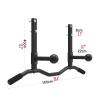 Wall-Mounted Pull-up Bar, Beam Mounted Upper Body Strength Exercise Bar, Horizontal Bar with Grip Ball, Safe Load 300kg (Color : Style 2) view 2