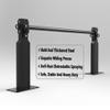 Wall-Mounted Pull-up bar, Professional Strength Training Fitness bar, sandbag Resistance Band Hanging Horizontal bar, Load 300kg view 4