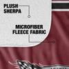 University of Northwestern Ohio Racers Primary Logo Silky Touch Sherpa Back Super Soft Throw Blanket,Primary Logo view 4