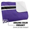 Winona State University Warriors Primary Logo Silky Touch Sherpa Back Super Soft Throw Blanket,Primary Logo view 3