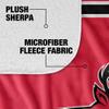 Fairfield University Stags Blanket, 50"x60" Primary Logo, Silky Touch Sherpa Back Super Soft Throw Blanket view 4