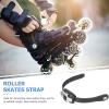 BESPORTBLE 2Pcs Replacements Inline Roller Skating Shoes Energy Strap Skate Buckle Straps Replaceable Skate Strap Ice Skates Buckle Strap Ice Skates Straps Black view 4