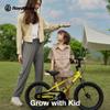 RoyalBaby Freestyle EZ Kids Bike, Easy Learn Balancing to Biking, 14 Inch Balance & Pedal Bicycle, Instant Assembly Toddlers Boys Girls Ages 3-5 Years, 14" Yellow view 2