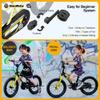 RoyalBaby Freestyle EZ Kids Bike, Easy Learn Balancing to Biking, 14 Inch Balance & Pedal Bicycle, Instant Assembly Toddlers Boys Girls Ages 3-5 Years, 14" Yellow view 3