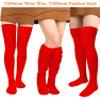 Moon Wood Women Thigh High Socks Extra Long Cotton Knit Warm Thick Tall Long Boot Stockings Leg Warmers view 3