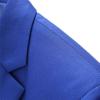 Men's Slim Fit Double Breasted Jacket Slim Fit Business Daily Prom Blazer Peak Lapel Groom Wedding Party Suit Coat (Blue 1,X-Large) view 3