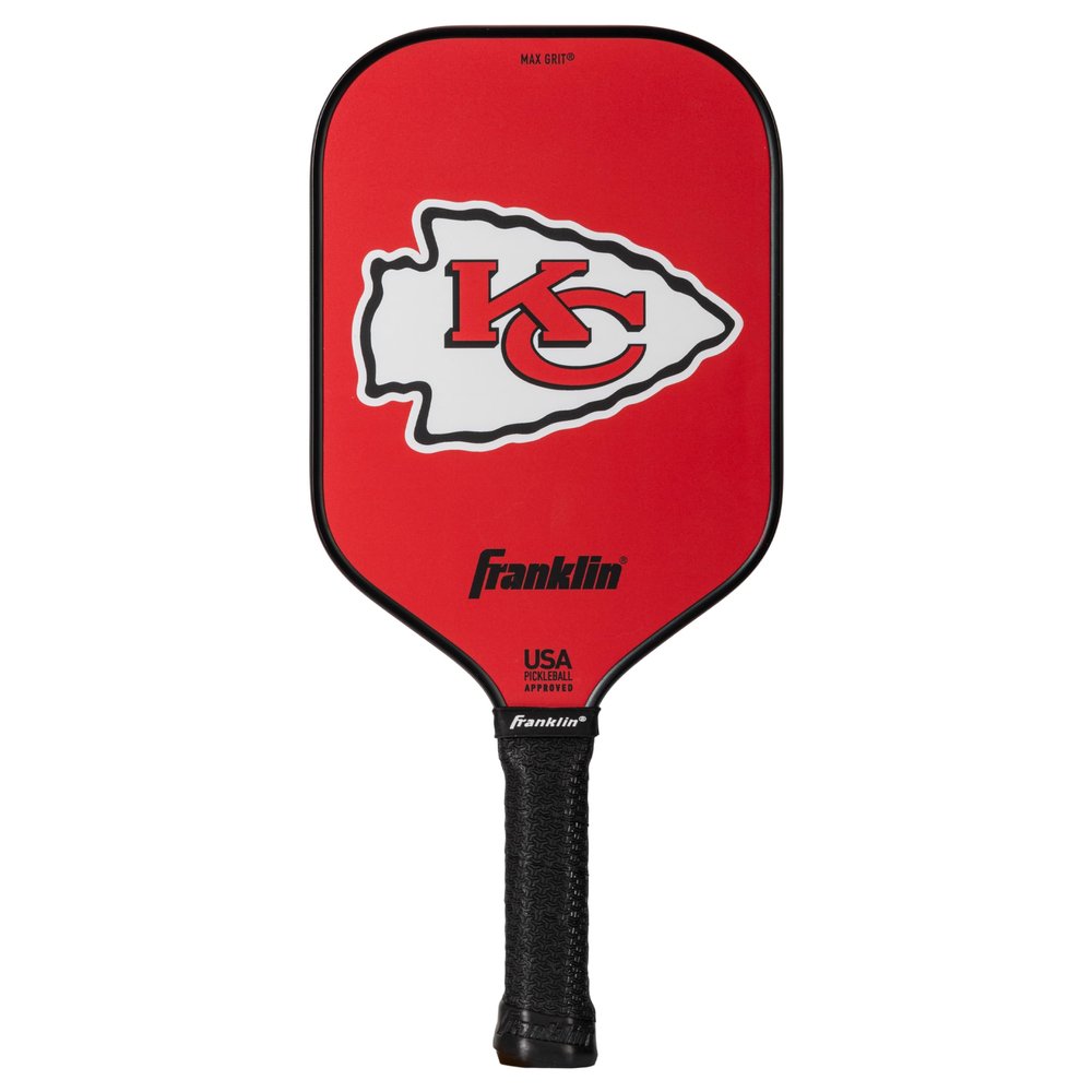 Franklin Sports NFL Kansas City Chiefs Pickleball Paddle - Pickleball X - Polypropylene Core - NFL Official Licensed Product - USAPA Approved