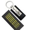 good goods Personalized Engraved Leather Keychain Custom Message Names Keychain Gift for Men Women Boyfriend Keyring (Print Box S2) view 2