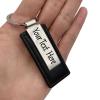 good goods Personalized Engraved Leather Keychain Custom Message Names Keychain Gift for Men Women Boyfriend Keyring (Print Box S2) view 3