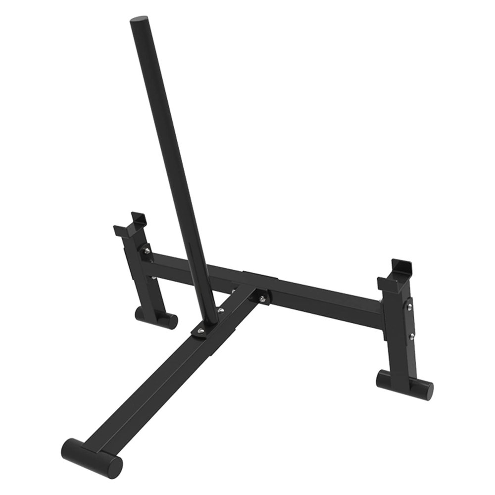 AHDFY Double Support Deadlift Jack, Barbell Jack Steel, Deadlift Barbell Jack for Deadlifting, Powerlifting and Weightlifting, Max Capacity 600lbs, Foot Pedal - Easy to Load and Unload Weight Plates