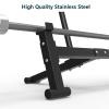 AHDFY Double Support Deadlift Jack, Barbell Jack Steel, Deadlift Barbell Jack for Deadlifting, Powerlifting and Weightlifting, Max Capacity 600lbs, Foot Pedal - Easy to Load and Unload Weight Plates view 3