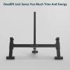 AHDFY Double Support Deadlift Jack, Barbell Jack Steel, Deadlift Barbell Jack for Deadlifting, Powerlifting and Weightlifting, Max Capacity 600lbs, Foot Pedal - Easy to Load and Unload Weight Plates view 4